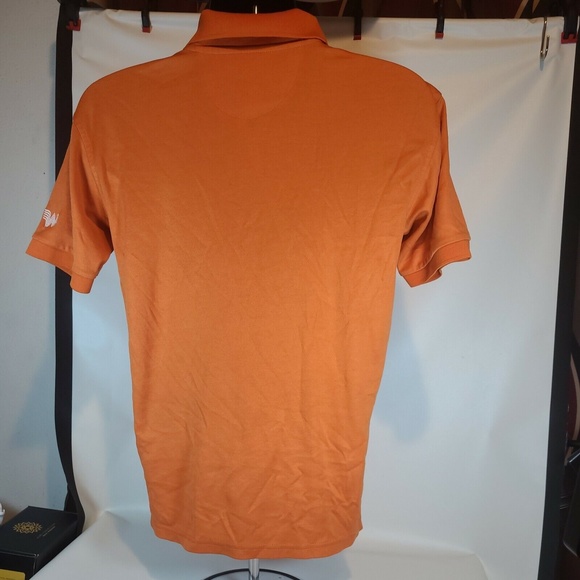 Whataburger Uniform Employee Embroidered Orange Polo Short Sleeve Small Shirt - Picture 8 of 9